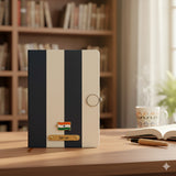 Personalized Zebra A5 Notebook Diary with Name and Charm