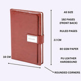 Cards Personalized Diary - BrownGiftana 