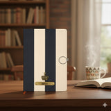 Personalized Zebra A5 Notebook Diary with Name and Charm