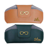 Leather Sunglasses Case Combo with Charms