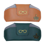 Leather Sunglasses Case Combo with Charms