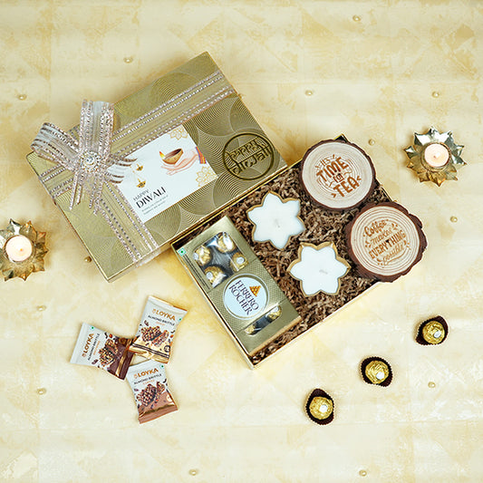 Festive Special Diwali Set with Scented Candles & Chocolates