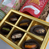 Luxury Gift Hamper with Reed Diffuser, Namkeen, Chocolate Dates & Cookies