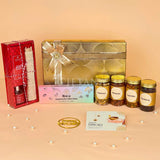Festive Celebration Box - Chocolates, Dry Fruits & Reed Diffuser