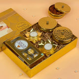 Unique Diwali Treat Box - Chocolates, Dry Fruits & Card