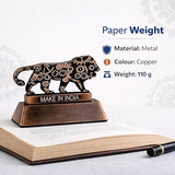 Make in India Lion Paper Weight with Mechanical Gear Design
