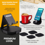 Personalized Gift : coster and mobile stand