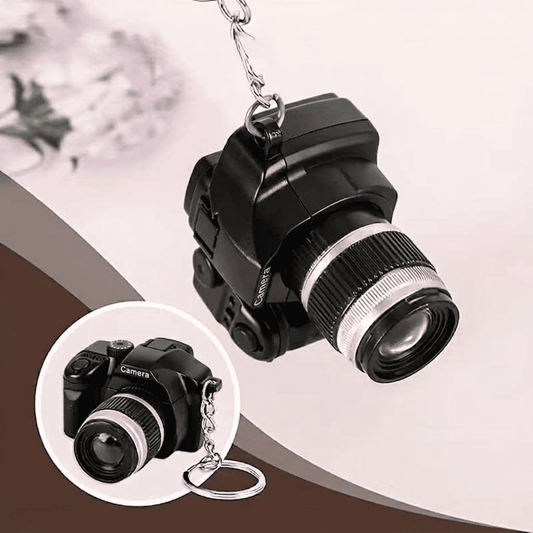Mini Camera Keychain Gift with Light and Sound Fun