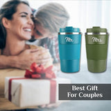 Couple Combo Gift : Mr & Mrs Coffee Tumbler - Giftana 