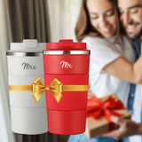 Mr & Mrs. Coffee tumbler - Giftana