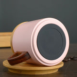 Mr & Mrs Coffee Mugs with Wooden Lid & Saucer - Perfect Combo Gift for Couples - Giftana 