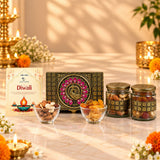 Peacock Jar 2 – Premium Dry Fruit Diwali Gift Hamper
