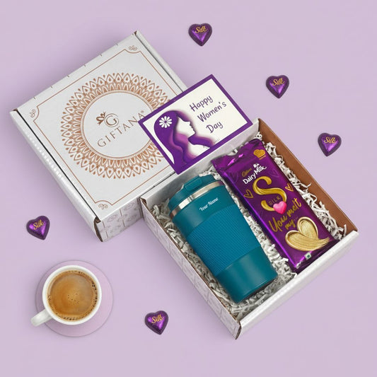 Women's Day Self Care Gift Set with Personalized Tumbler