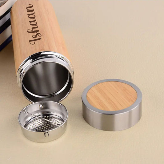 Sustainable Personalized Bamboo Bottle – Unique Gift Idea - Giftana 