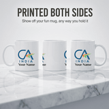 Personalized CA Ceramic Coffee Mug Gift for Professionals