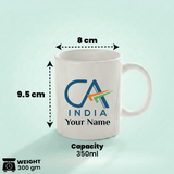 Personalized CA Ceramic Coffee Mug Gift for Professionals