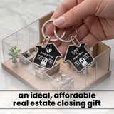 Personalized Couple and Home Keychain Gift Set