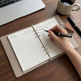 Custom Name Tan Planner Diary & Pen Gift Set