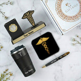 Personalized Doctor Appreciation Gift Set with Desk Organizer