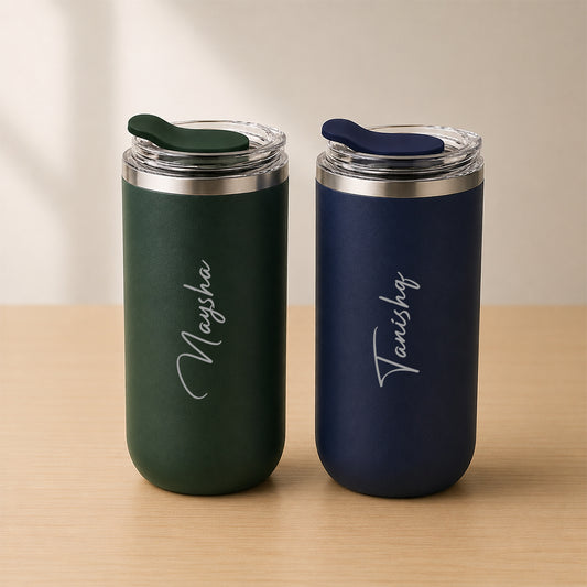 Personalized Gift Stainless Steel Tumbler Set of 2