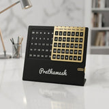 Personalized Lifetime Metal Desk Calendar by Giftana
