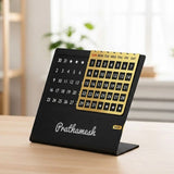 Personalized Lifetime Metal Desk Calendar by Giftana