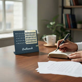 Personalized Lifetime Metal Desk Calendar by Giftana