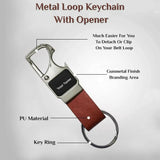 Personalized Bottle Opener Metal Keychain - BrownGiftana 