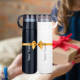 Personalized Flask Bottle with Name (Pack of 2)