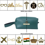 Personalized Travel Pouch with Name & Charm Giftana