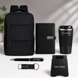 Premium 6-in-1 Personalized Backpack Gift Set with Tumbler