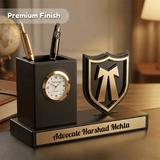 Premium Advocate Office Accessories Set with Name Tumbler & Pen