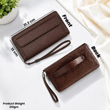 Premium Brown Leather Wallet Gifts for Women