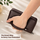 Premium Brown Leather Wallet Gifts for Women