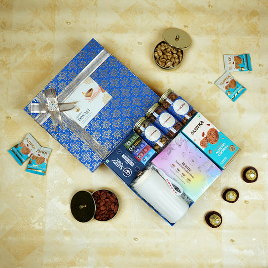 Smart Diwali Hamper with Temperature Tumbler & Gourmet Treats