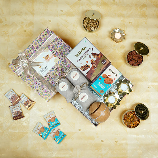 Premium Diwali Hamper with Wooden Humidifier & Sweets