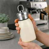 Premium 300ml Portable Steel Flask Bottle with Handle