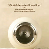 Premium 300ml Portable Steel Flask Bottle with Handle