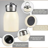Premium 300ml Portable Steel Flask Bottle with Handle
