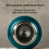 Premium 300ml Portable Steel Flask Bottle with Handle