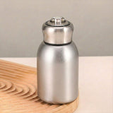 Premium 300ml Portable Steel Flask Bottle with Handle