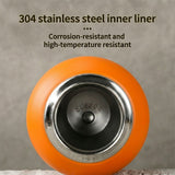 Premium 300ml Portable Steel Flask Bottle with Handle