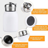 Premium 300ml Portable Steel Flask Bottle with Handle