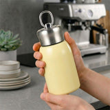 Premium 300ml Portable Steel Flask Bottle with Handle
