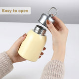 Premium 300ml Portable Steel Flask Bottle with Handle