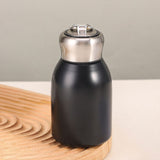 Premium 300ml Portable Steel Flask Bottle with Handle