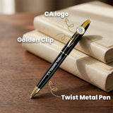 Premium CA Logo Pen with Name Engraving