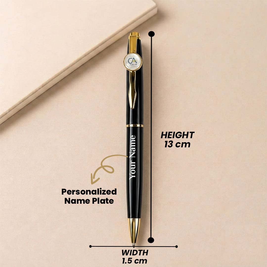 Premium CA Logo Pen with Name Engraving