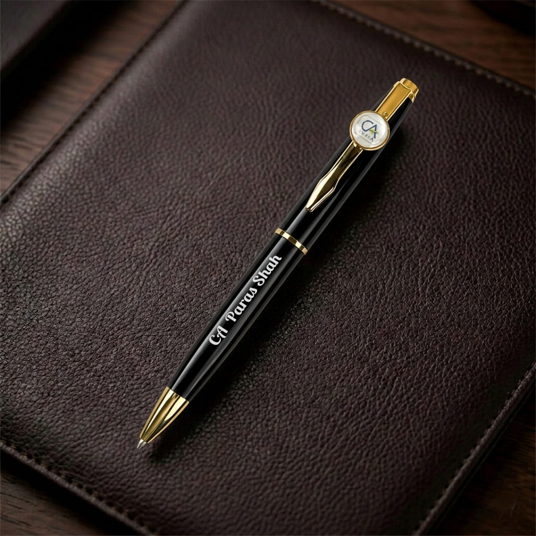 Premium CA Logo Pen with Name Engraving