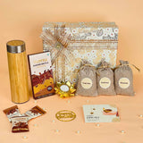 Eco-Friendly Diwali Hamper with Bamboo Bottle & Snacks